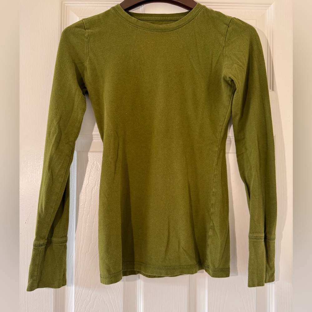 Mossimo Supply Co. Olive Crewneck Tee